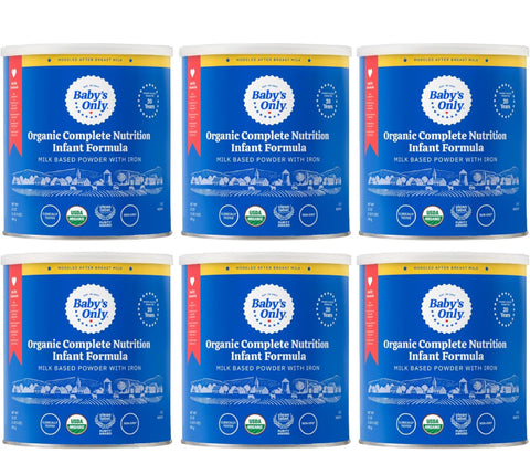 Baby’s Only Organic Premium Infant Formula, (6-21 oz.) Pack of 6