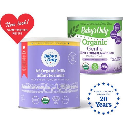 Baby’s Only Organic Gentle Milk-Based Infant Formula Powder 21 Oz (Case of 4)