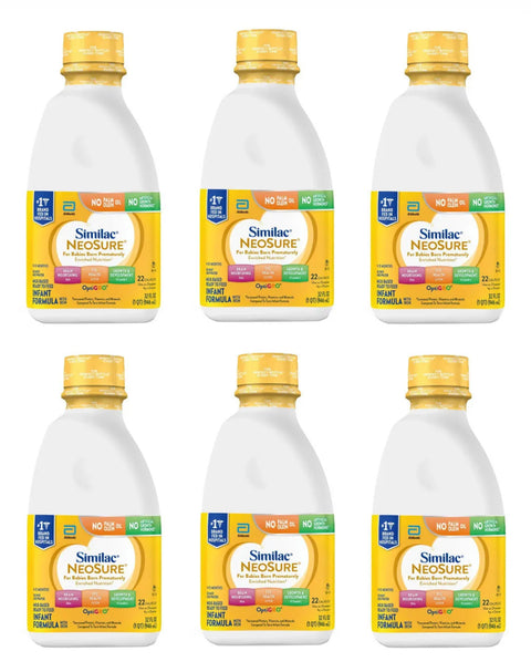 Similac Neosure Infant Formula Ready-To-Feed, Case of 6