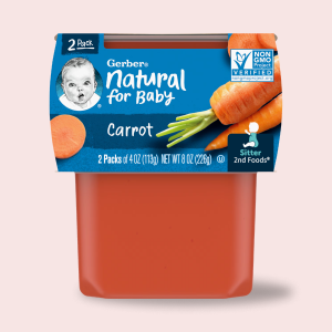 Gerber 2nd Foods Carrot Baby Food, 8 Ounce -- 16 per case.