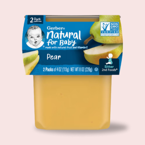 Gerber 2nd Foods Pear Baby Food, 8 Ounce -- 16 count