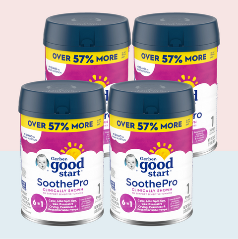 Gerber Good Start SoothePro, Stage 1, 30.6 oz (Pack of 4)