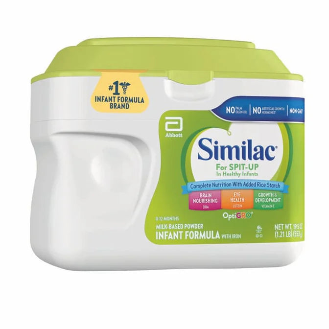 Similac For Spit-up Infant Formula - Powder - 22.5 oz Tub NON GMO