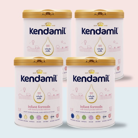 Kendamil Baby Formula Powder, European with DHA 28.2 Oz, (Case of 4)