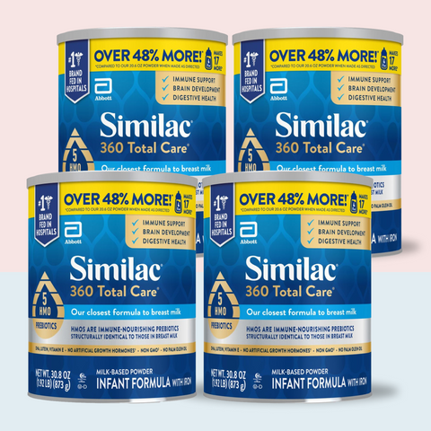 Similac 360 Total Care Baby Formula, 30.8 oz (Case of 4)