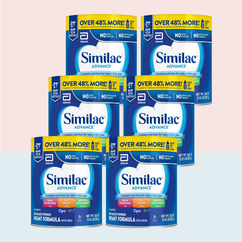 Similac Advance  (1.93lb / 30.8oz) Pack of 6