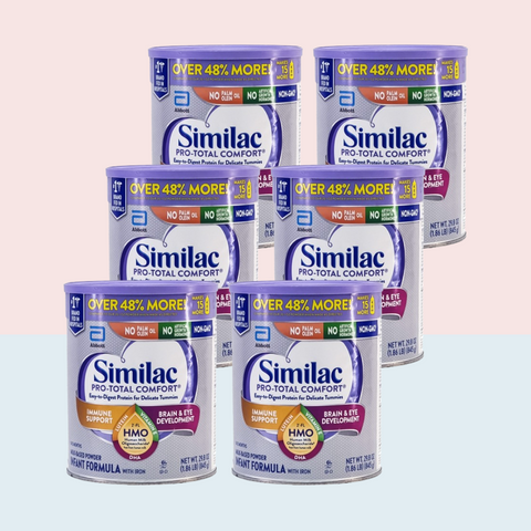 Similac Pro Total Comfort Infant Formula (4-29.8 oz) Case of 4