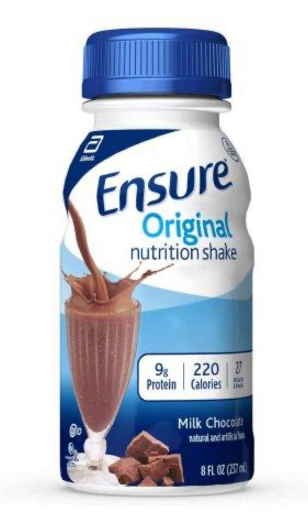 Abbott Nutrition Ensure Original Chocolate Shake, Case of 16