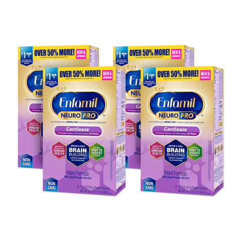 Enfamil NeuroPro Gentlease Refill Box (4 Pk 30.4 OZ)