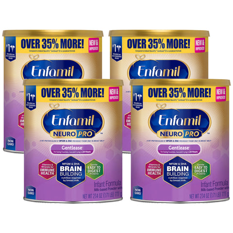 Enfamil NeuroPro Gentlease 4 Pack - 27.4 oz