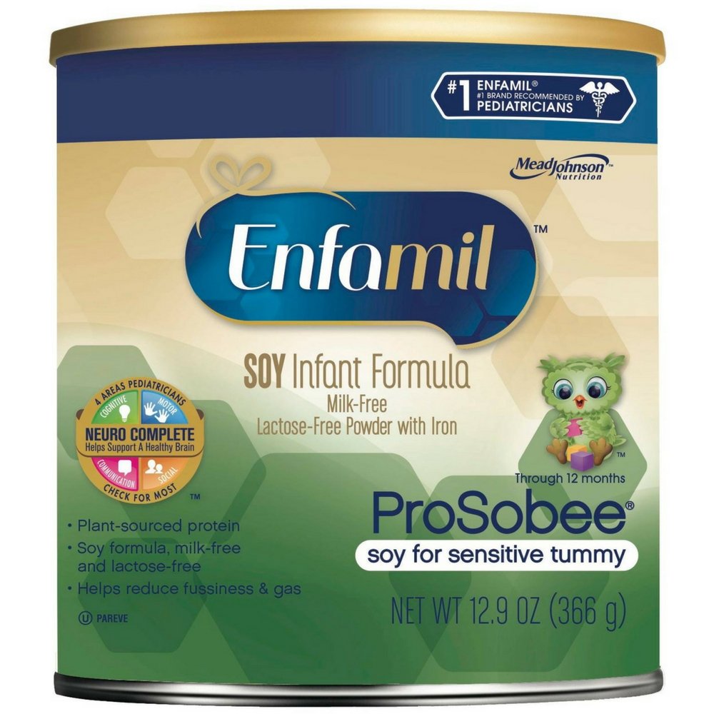 Enfamil ProSobee Soy Infant Formula (6-12.9 oz) Case of 6 – Babies ...