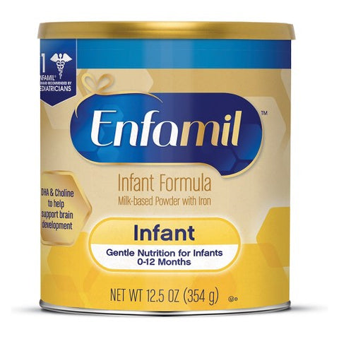 Enfamil Infant Formula - Milk-based Baby Formula with Iron,12.5 oz (Pack of 6) - Babies Nutrition