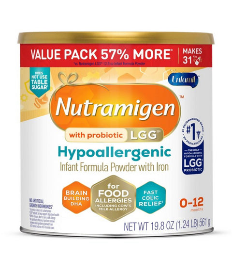 Enfamil Nutramigen LGG Hypoallergenic Powder Infant Formula - 19.8oz