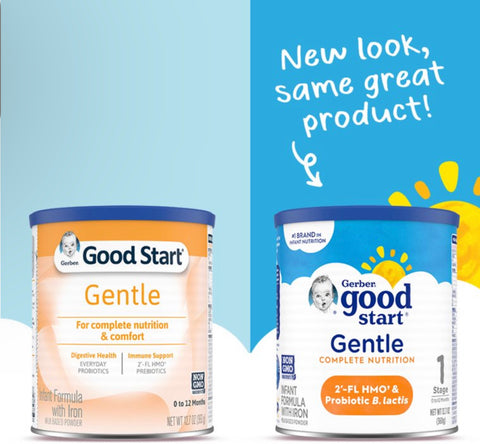 Gerber Good Start Gentle Non-GMO Infant Formula (6-12.7 oz) Case of 6