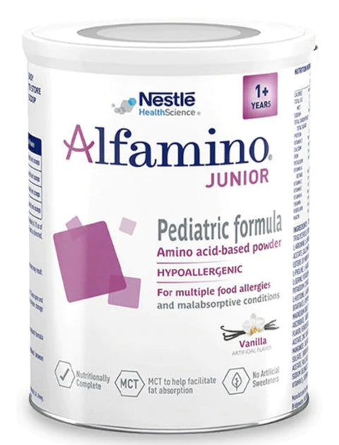 Alfamino Jr. Vanilla Pediatric Formula (6-14.1 oz) Case of 6