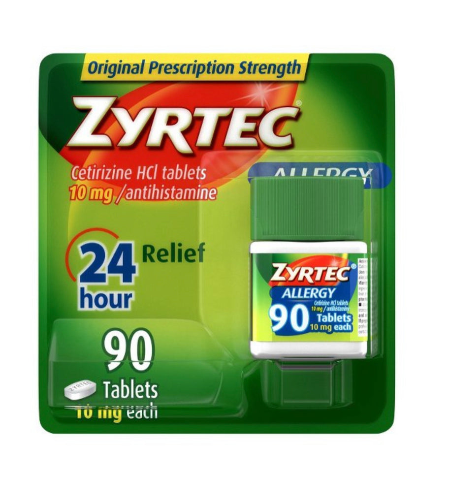 Zyrtec 24 Hour Allergy Relief Tablets - 90ct