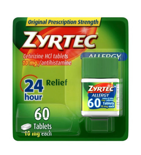 Zyrtec 24 Hour Allergy Relief Tablets - 90ct