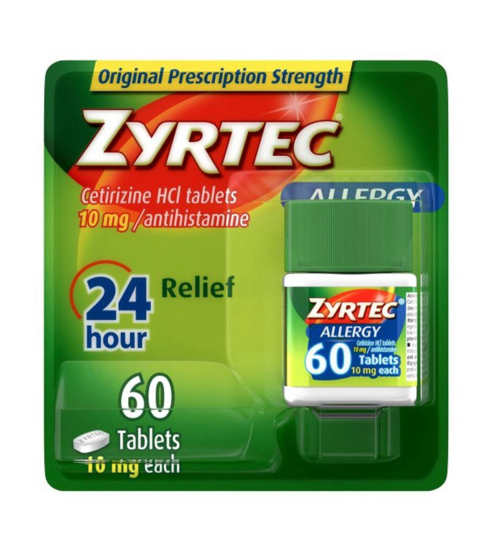 Zyrtec 24 Hour Allergy Relief Tablets - 90ct – Babies Nutrition