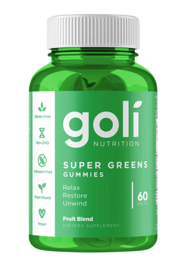 Goli Nutrition Super Greens Gummie (6-60ct) case of 6