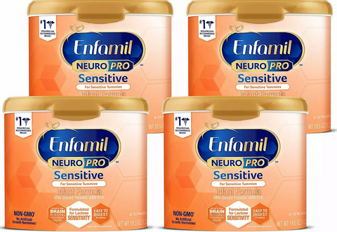 Enfamil Sensitive Infant Formula NON-GMO 19.5 Oz, (Case of 6)