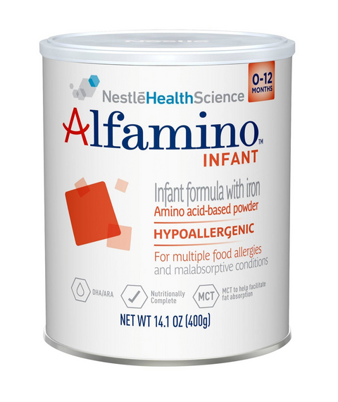 Alfamino Infant Formula Powder with Iron (6-14.1 oz) Case of 6