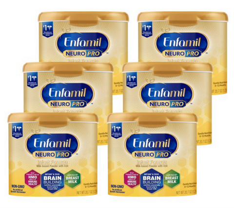 Enfamil NeuroPro Non-GMO (6 PACK 20.7 oz)