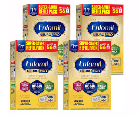 Enfamil NeuroPro Infant formula Refill Box (4-31.4 oz)