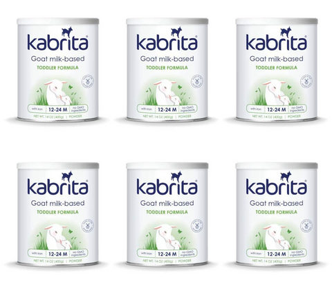 Kabrita Goat Milk Toddler Formula Powder (6-14 oz) Case of 6