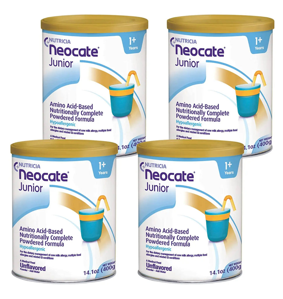 Neocate Junior Unflavored, 14.1 oz / 400 g (Case of 4)