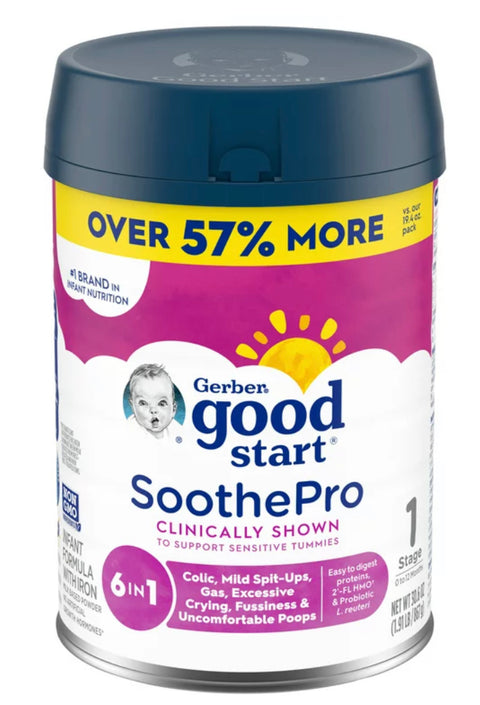 Gerber Good Start SoothePro, Stage 1, 30.6 oz (Pack of 4)