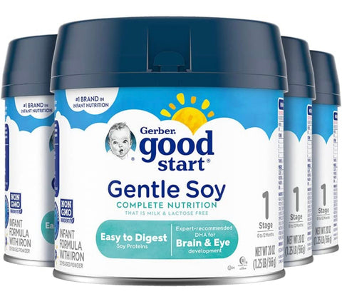 Gerber Good Start Gentle Soy Plant Based (4-20 oz) Case of 4