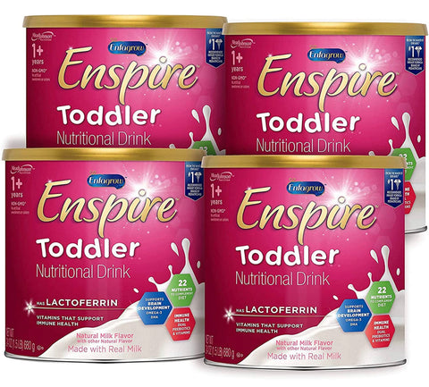 Enfamil Enspire Toddler Nutritional Drink, Natural Milk (4-24 oz) Case