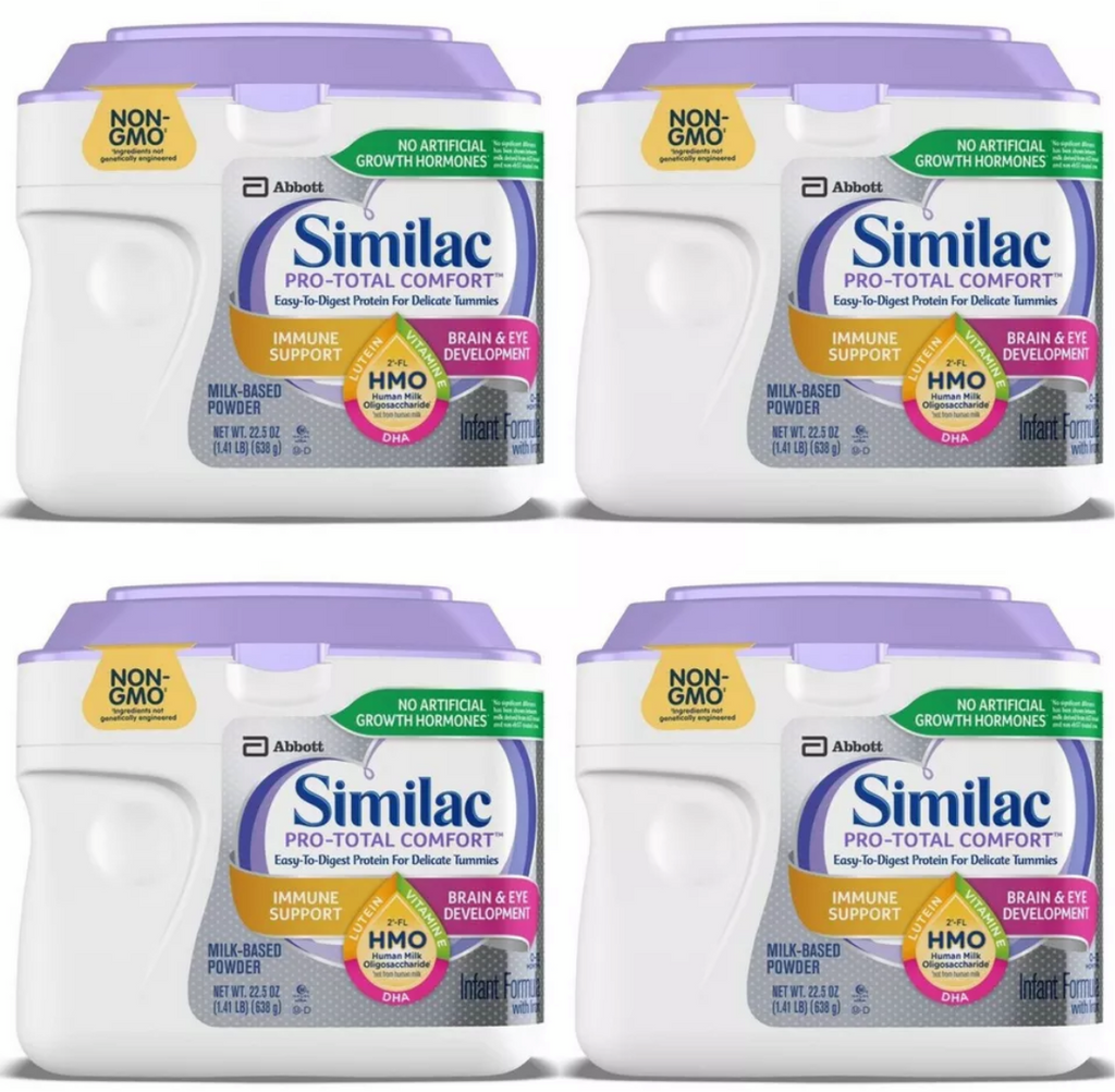 Similac Pro-Total Comfort 20.1 oz tub Non-GMO (Pack of 4)