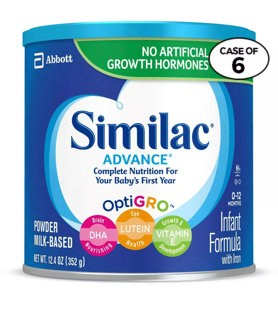 Similac Advance Infant Formula (6-12.4 oz) Case of 6