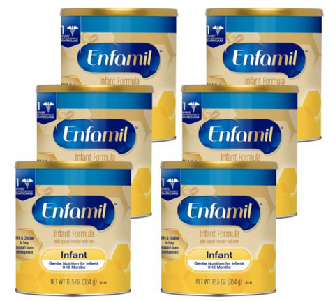 Enfamil Infant Formula with Iron, 12.5 oz (Case of 6)