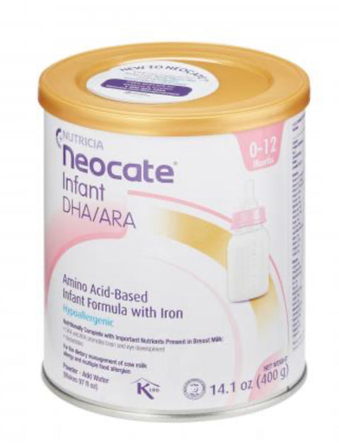 Neocate Infant Formula DHA/ARA (4 - 14.1 oz) Case of 4